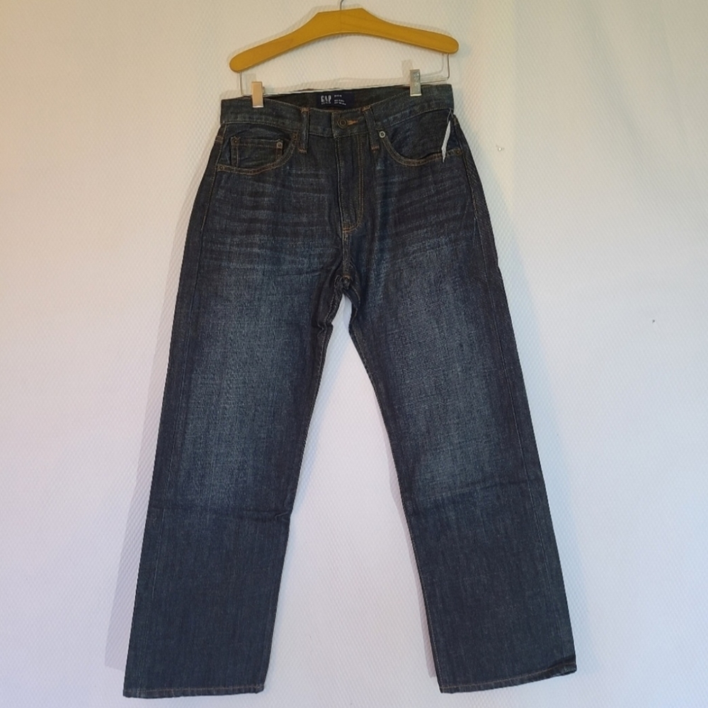 🆕️ Gap relaxed fit dark wash jeans Regular length 100% Cotton